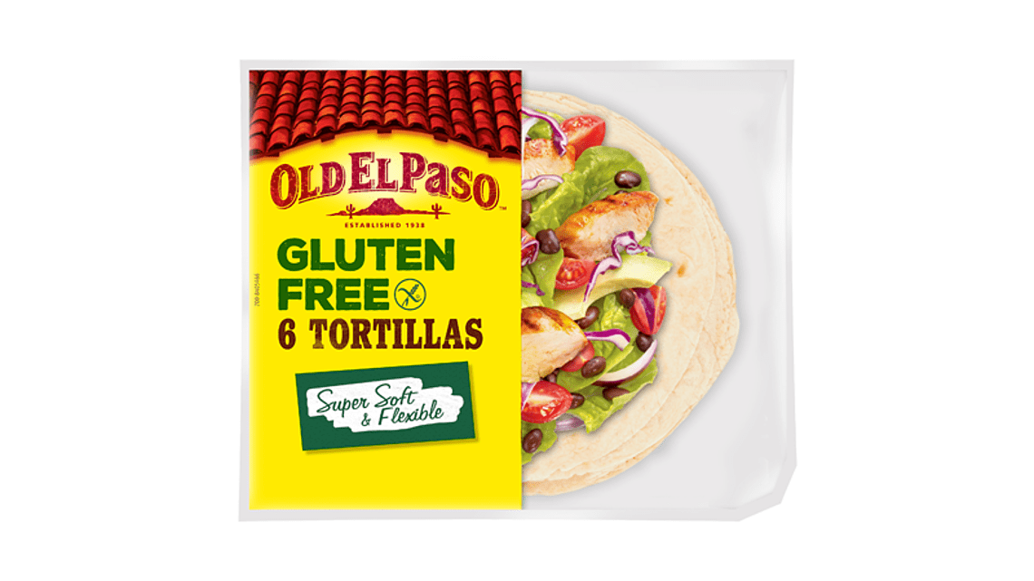 gluten super soft flexible free six tortillas
